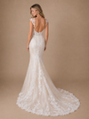 ChicSew Sexy V-Neck Mermaid Lace Tulle Sleeveless Maxi Wedding Dress With Train