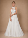 ChicSew Pretty Halter Lace Sleeveless Chiffon A-Line Floor-Length Wedding Dresses Online