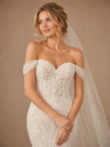 ChicSew Romantic Off The Shoulder Sleeveless Lace Mermaid Long Wedding Dresses