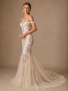 ChicSew Romantic Fancy Off The Shoulder Lace Tulle Mermaid Maxi Wedding Dresses