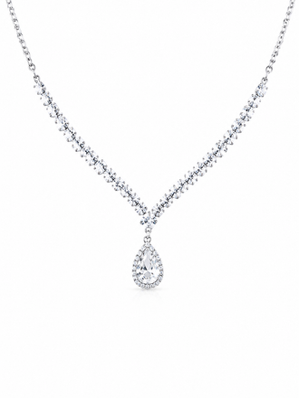 Flash Diamond Tassel Necklace Luxury Dress Accessories Dinner Clavicle Necklace CN91