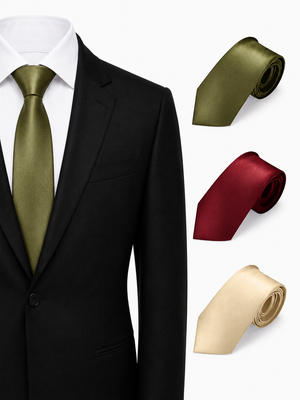 Soft Satin Tie 58'' Long
