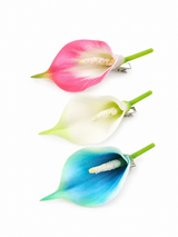 Artificial Calla Lily Hair Clip – Summer Beach Vacation Style