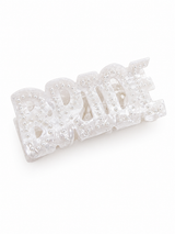 Letter Pearl Grab Clip Elegant Diamond Clip Large Hair Accessories CN395