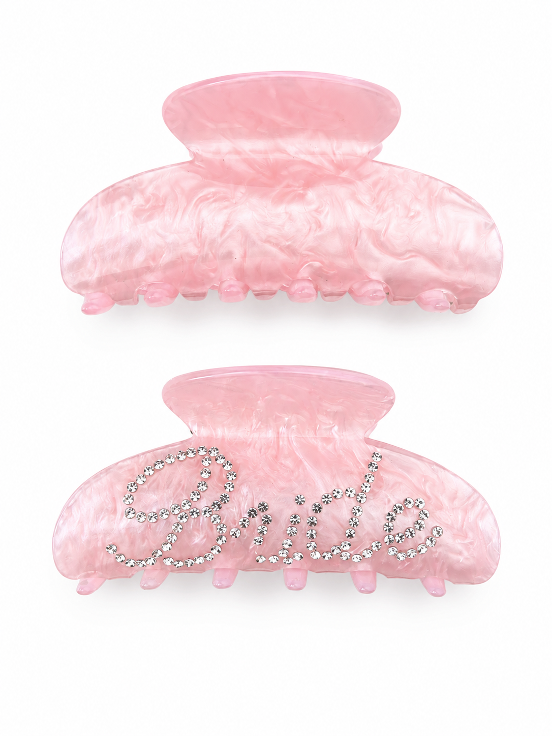 Letter Pearl Grab Clip Elegant Diamond Clip Large Hair Accessories CN396