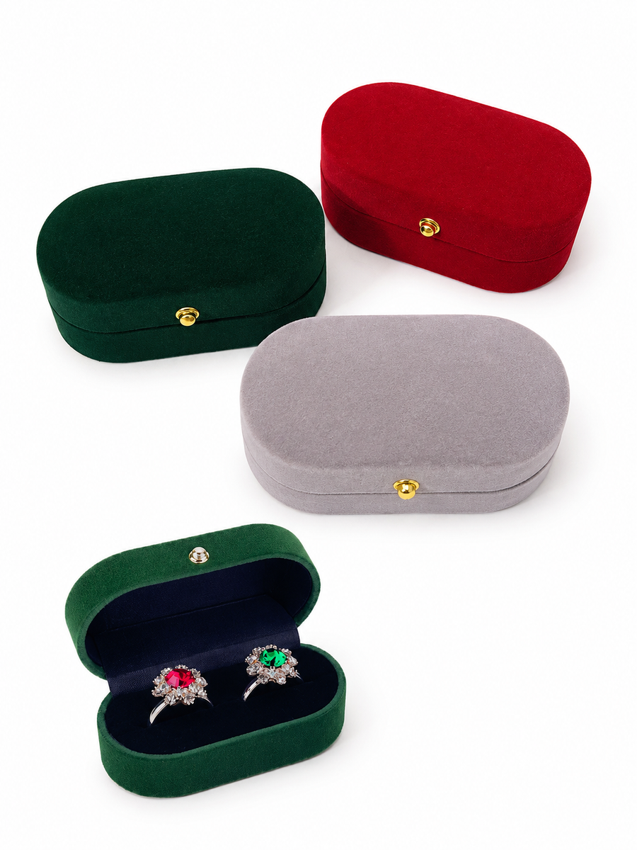 Velvet Ring Box Wedding Ring Earring Box High-end Jewelry Box Jewelry Storage Box