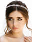 Flower Design Rhinestone Crystal Wedding Headband Bridal Headpieces Simple Design Bridal Headband