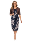 Open Front 1/2 Sleeves Satin Jacket