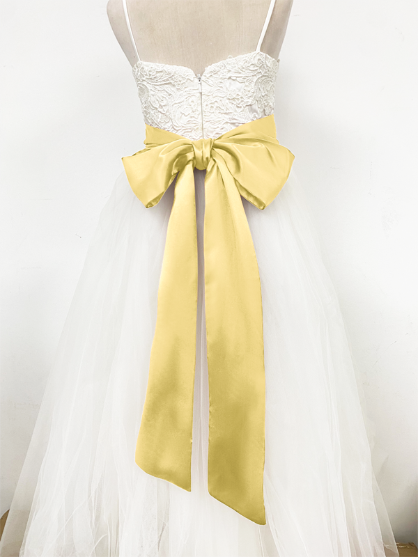 Girls Satin Tie Back Belt