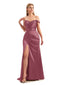 Long Summer Lace Strap Mermaid Satin Bridesmaid Dresses