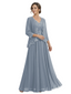 Elegant Lace Chiffon A-Line Mother of The Bride Dresses and Jacket