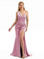 Spring Mermaid One Shoulder Satin Bridesmaid Dresses