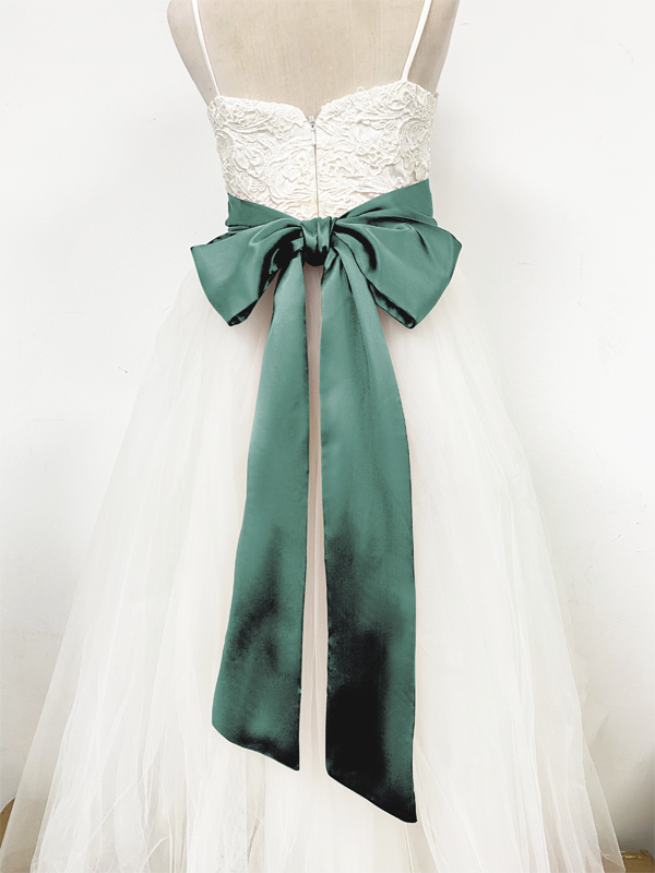 Girls Satin Tie Back Belt