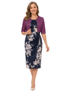 Open Front 1/2 Sleeves Satin Jacket
