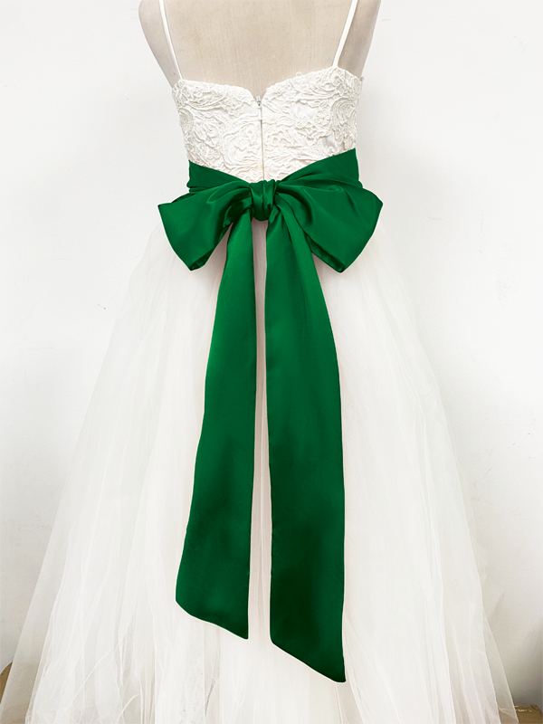 Girls Satin Tie Back Belt