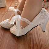 Strappy White Flat Wedding Shoes Evening Shoes