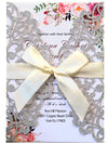 Hot Selling Wedding Invitation Letter, Hollow Out Greeting Card, HK-93