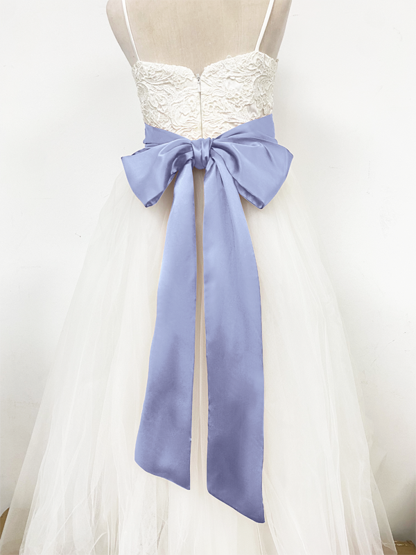Girls Satin Tie Back Belt
