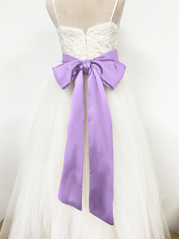 Girls Satin Tie Back Belt