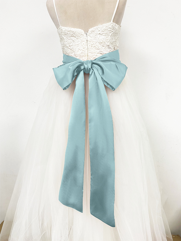 Girls Satin Tie Back Belt