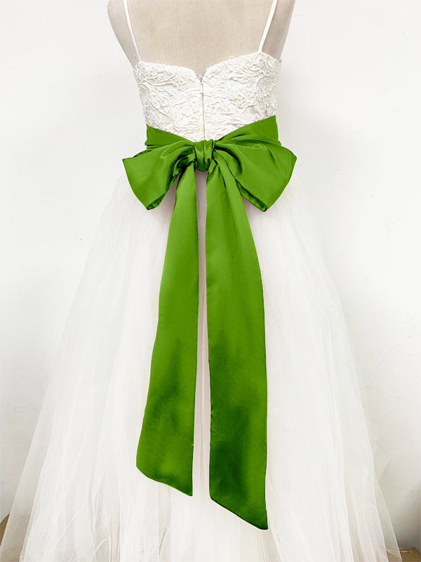 Girls Satin Tie Back Belt