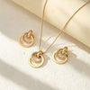 Flash Diamond Tassel Luxury Dress Accessories Dinner Clavicle Necklace Earring