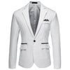Classic 1 Piece Men's Suit with Regular Fit and Sophisticated Peak Lapel