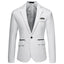 Classic 1 Piece Men's Suit with Regular Fit and Sophisticated Peak Lapel