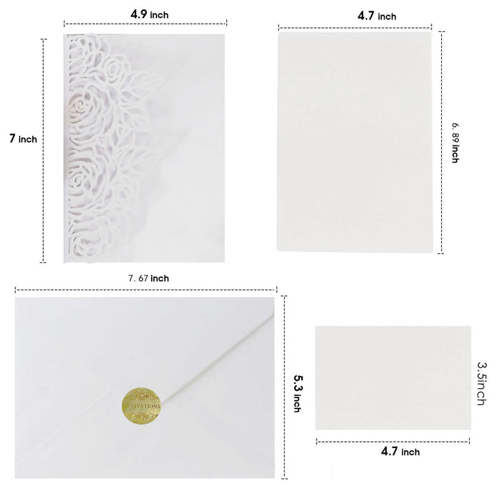 Wedding Greeting Card,Valentine's Day Rose Invitation Letter, HK-324