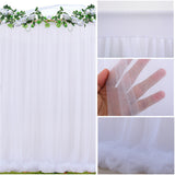 Outdoor Wedding Decoration White Separate Background Curtain, HCP02