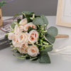 Wedding Flower For The Groom And Bride, Simulated Rose Wedding Bouquet, WF10