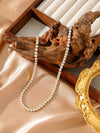 Full Diamond Necklace with 18k Gold and Diamond Set Zircon