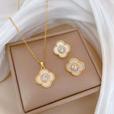 Flash Diamond Tassel Luxury Dress Accessories Dinner Clavicle Necklace Earring CN360