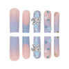Rhinestone Nails Bling Wedding Press On Nails With Design For Women And Girls CN106
