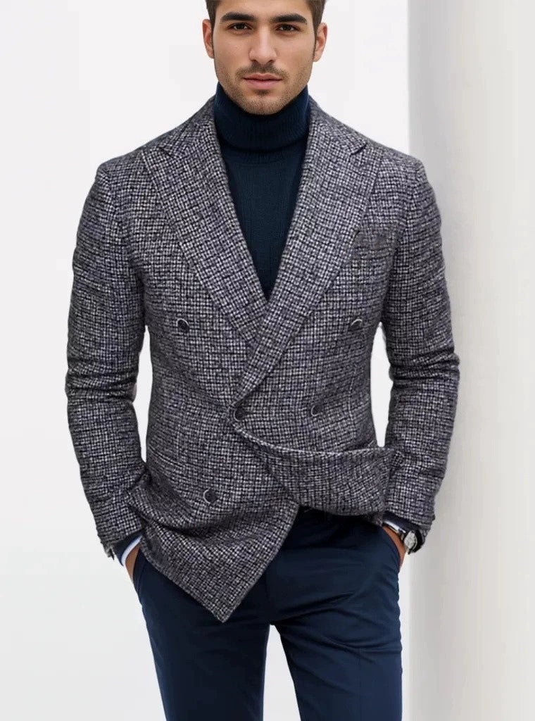 Leisure Suit Men's Casual Plus Size Suit Jacket Set