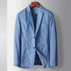 Casual Double-row Button Suit Jacket Men's Slim Suit Jacket Long Sleeves Suit
