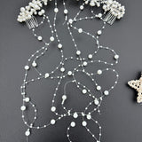 Multi-layer Hair Chain Female High-quality Elegant Bridal Headdress Rhinestone Hairpin CN160