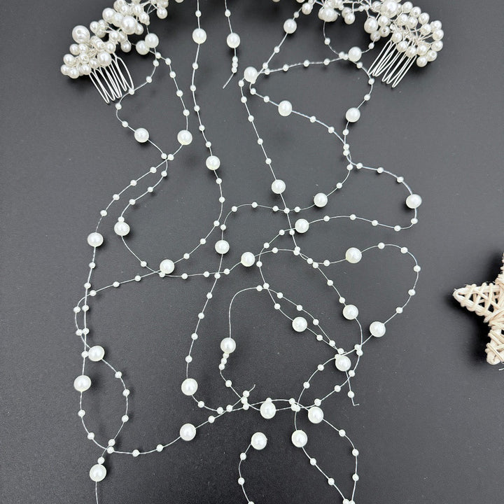 Multi-layer Hair Chain Female High-quality Elegant Bridal Headdress Rhinestone Hairpin CN160