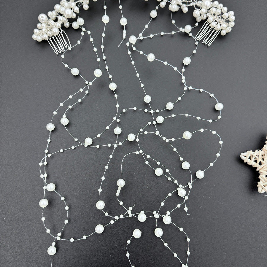 Multi-layer Hair Chain Female High-quality Elegant Bridal Headdress Rhinestone Hairpin CN160