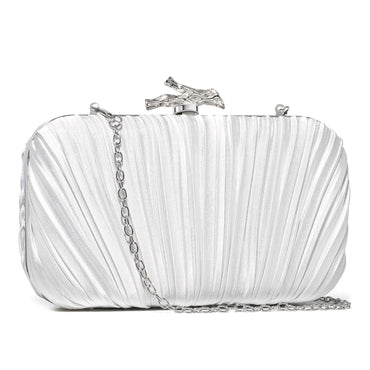 New Pleated Clutch Dinner Bag Ladies Evening Dress Bag Wedding Evening Dress Bag CN36