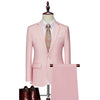 Casual Men's 2 Pieces Mens Suit Regular Fit Notch Lapel Tuxedos (Blazer+Pants)