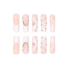 Rhinestone Nails Bling Wedding Press On Nails With Design For Women And Girls CN103