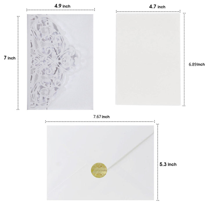 European Style Wedding Invitation, Hollow Out Holiday Greeting Card, HK-242