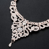 New Pearl Set NecklaceEarrings Two-piece Set for Women's Wedding Party CN35