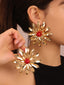 Fashion Earrings Flower Jewelry New CN49