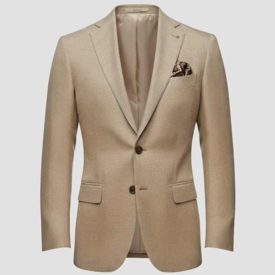 Casual Single-row Button Suit Jacket Men's Slim Suit Jacket Long Sleeves Suit