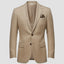 Casual Single-row Button Suit Jacket Men's Slim Suit Jacket Long Sleeves Suit