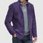 Purple Classic 1 Piece Men's Suit with Regular Fit and Sophisticated Peak Lapel