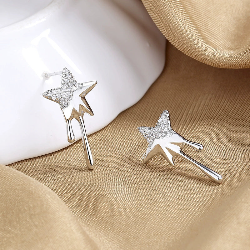 Sparkling Star Earring Design Earrings