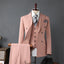 Classic 3 Piece Men's Suit with Regular Fit and Sophisticated Peak Lapel